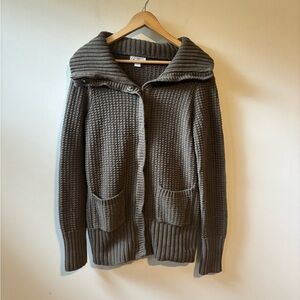 Heavy Knit Olive Green Sweater